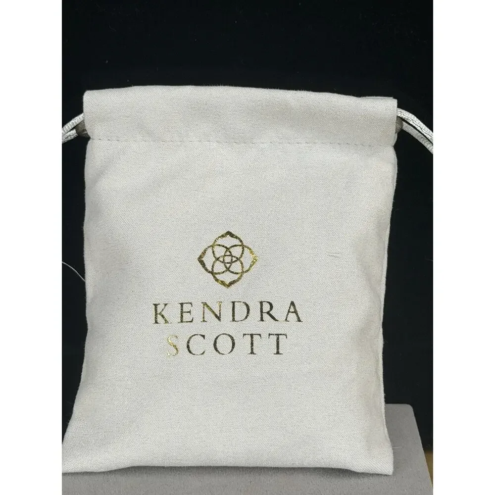 Disney | Kendra Scott Gold Minnie Mouse Earrings & Necklace Set New w Dust Pouch - Picture 7 of 10